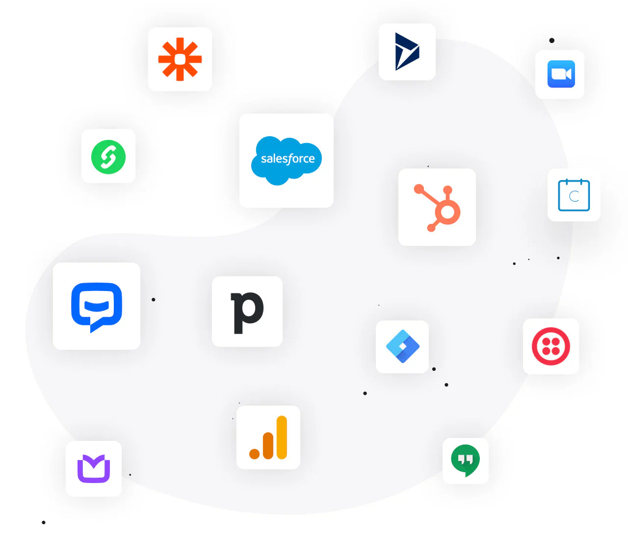 LiveChat® integrations for finance industry: Zapier, Pipedrive, Twilio, Google Analytics, and more...